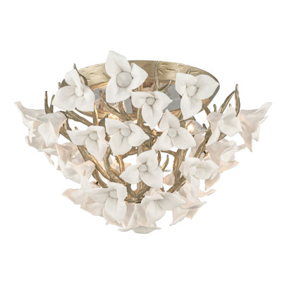 Lily Porcelain Flush Mount