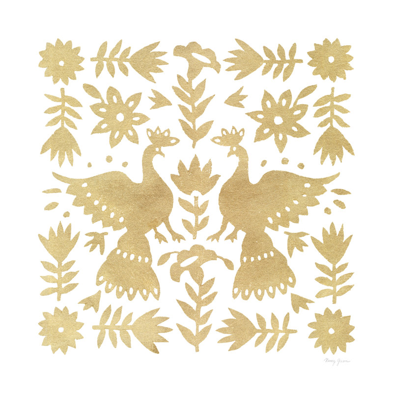 Otomi Elegance II by Nancy Green - Wrapped Canvas Print, 91cm H x 91cm W