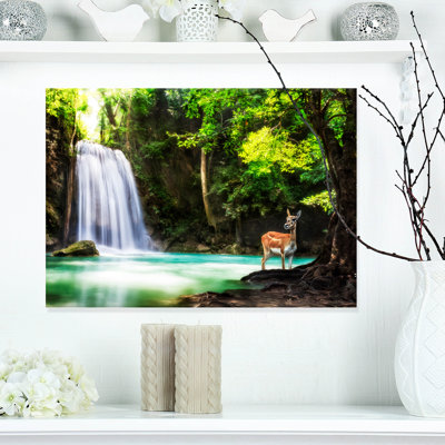 Erawan Waterfall, reproduction de photo sur toile tendue