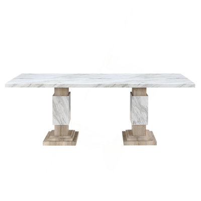 STACEY BEIGE DINING TABLE