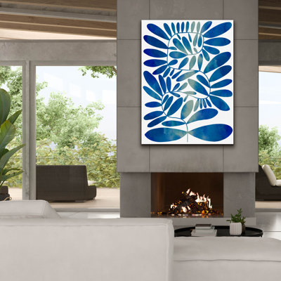 «Summer Sprig 2» par Emma Caroline, art mural sur toile, 40 po x 54 po