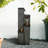 SunJet 39.3” 4-Tier Modern Resin Water Fountain with LED Lights