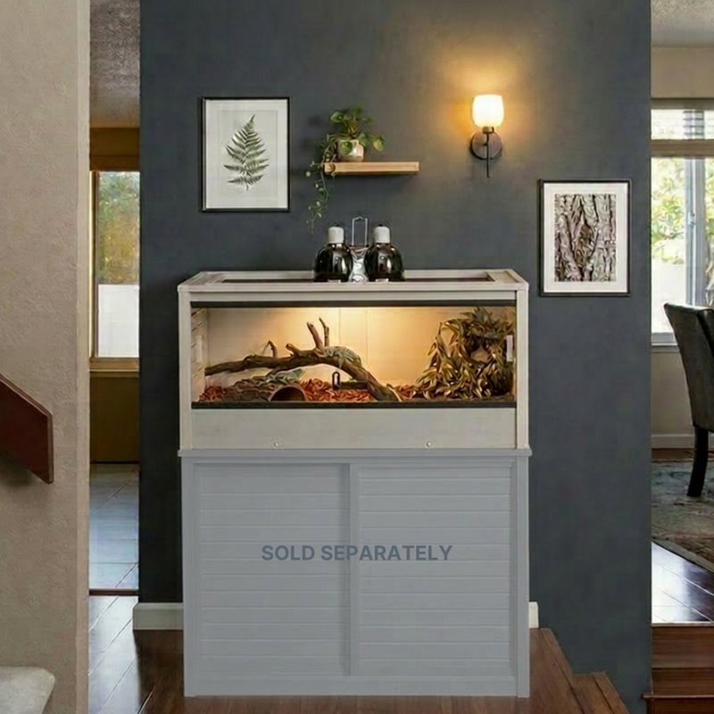 Terrarium Deneisha, 39 gallons - H 18,19 po x l 36 po x P 18,15 po, Beige
