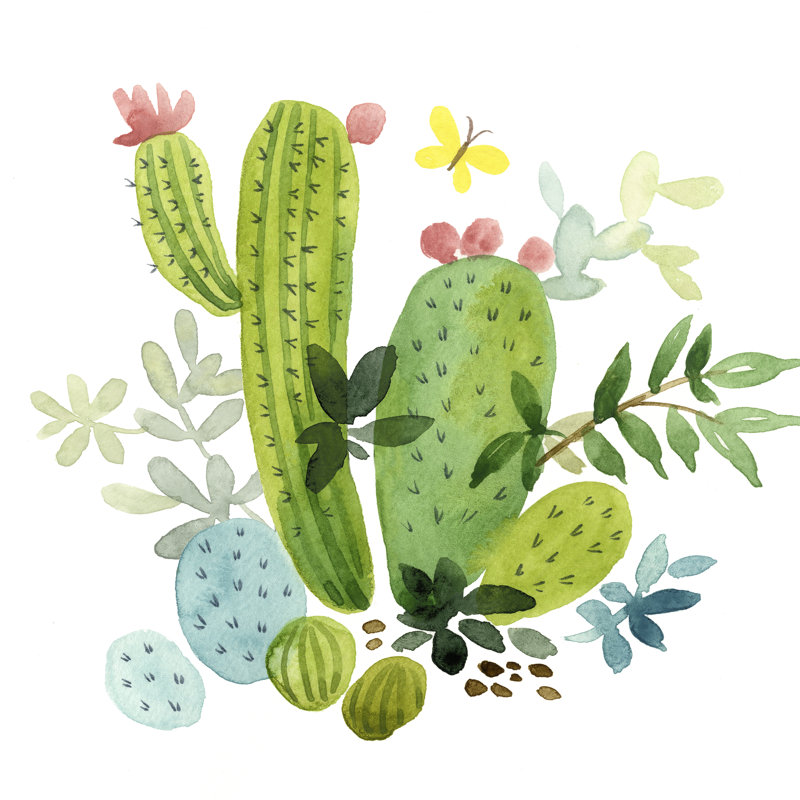 Foundry Select Happy Cactus III | Wayfair