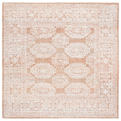 Korbin Oriental Handmade Tufted Wool/Cotton Beige/Brown Area Rug