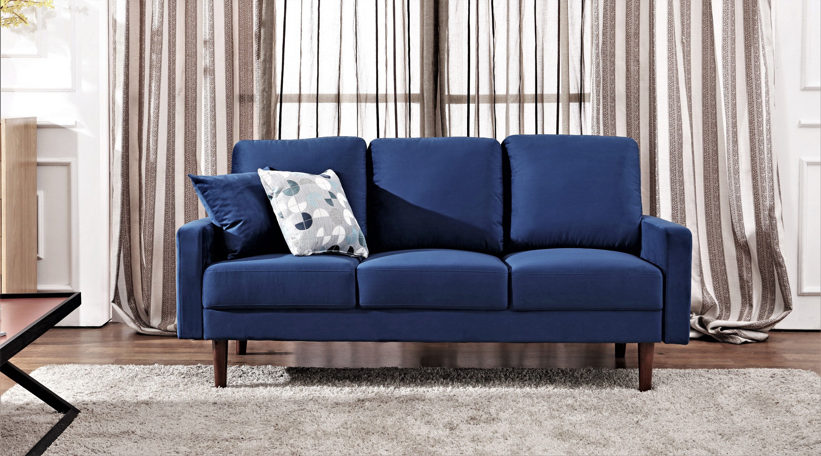 Ebern Designs Lueck 72" Velvet Charles of London Sofa & Reviews | Wayfair
