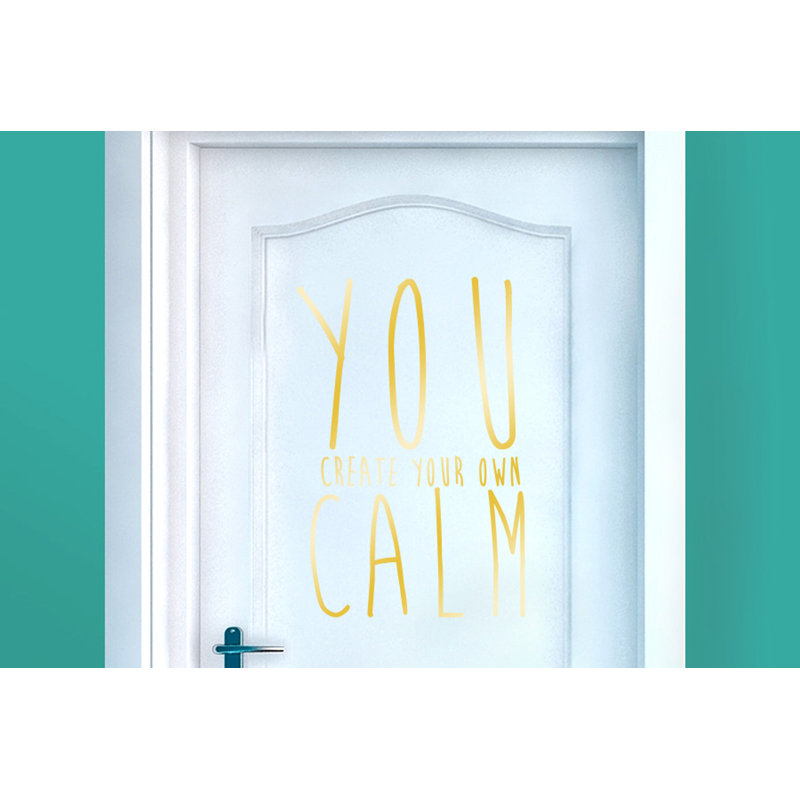 Wall Decal, Shiny Gold