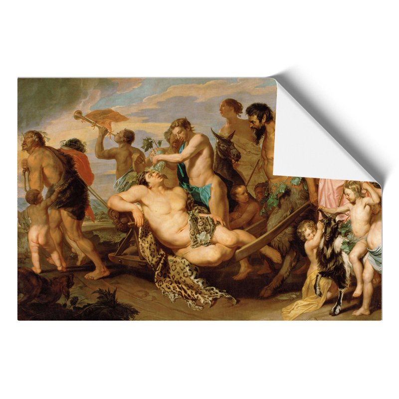 The Triumph Of Bacchus by Peter Paul Rubens - No Frame Painting, 42cm H x 59cm W x 0.1cm D