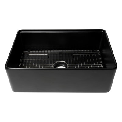 30'' L Single Bowl Fireclay Kitchen Sink