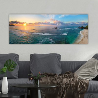 Superbe peinture sur toile décorative, 11,8 po x 31,5 po | 100% toile, encadrée avec un cadre 100% bois (épaisseur: 1,6 po) | Parfait pour la décoration intérieure, le salon et le bureau, élégant et accrocheur