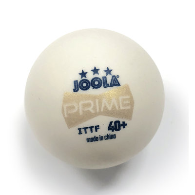 JOOLA Prime 3-Star ABS Table Tennis Balls - 6 Ping Pong Balls for Competition Play - White