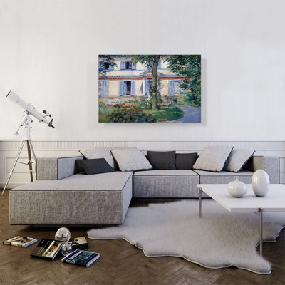 " The House At Rueil 1882 " by Edouard Manet Painting Print