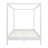 Solid Wood Canopy Bed Frame Four Poster Platform Bed With Slats Support, No Box Spring Needed