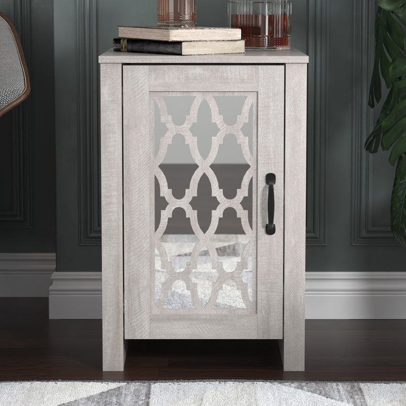 Chessani Accent End Table, Dusty Gray Oak
