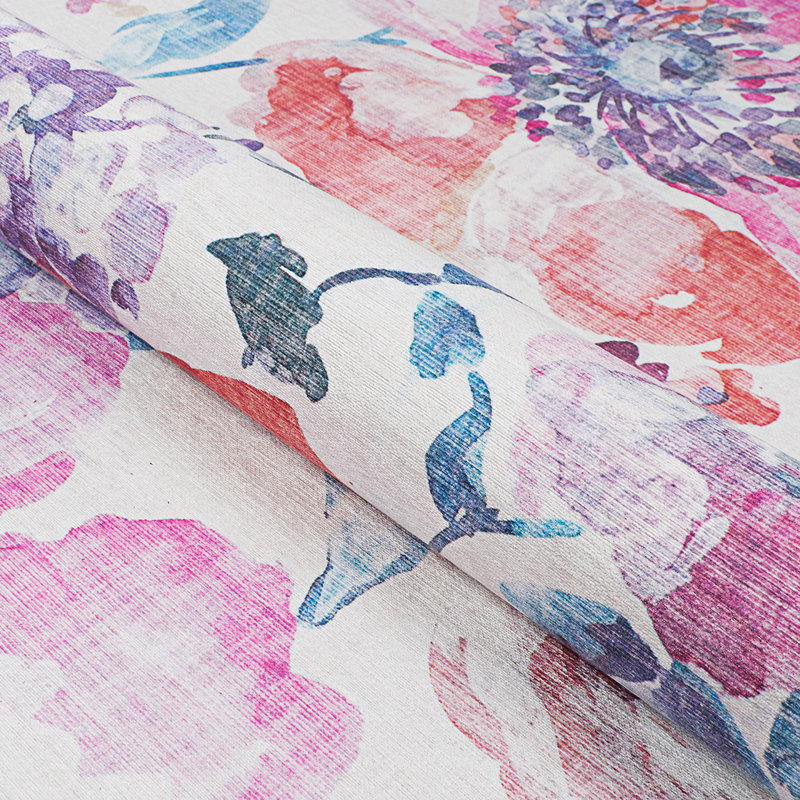 Tapis de zone pivoine floral Boss, Rectangle 5 pi x 8 pi