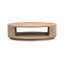 Table basse ovale avec roulettes