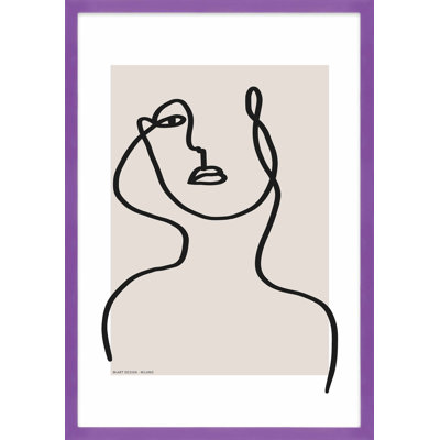 «Figure and Form 3» par Romina Gadler - Art mural encadré