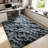 4x6 ft Tie-dyed Black and Grey Shag Rug, Ideal for living room decor, Ultra-Soft Puffy Fluffy Rug for Bedroom Flooring, Aesthetic Carpets Suitable for Kids' Rooms, Dorms, and Home Decor-108967459