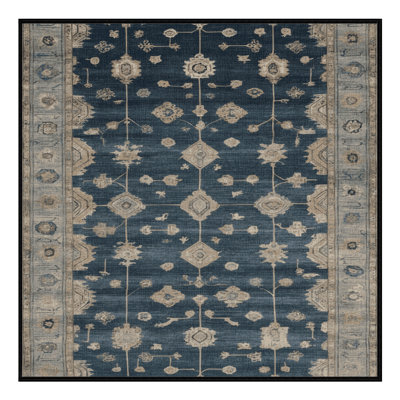 Machine Washable Overdyed Gray Area Rug