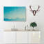 Mountains Of Blue In Abstract - Wrapped Canvas-55308917