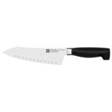 Four Star 7.09-inch Hollow Edge Rocking Santoku Knife