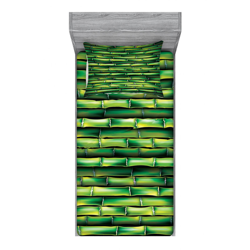 Microfiber Sheet Set, Twin Sheet Set with Fitted Sheet
