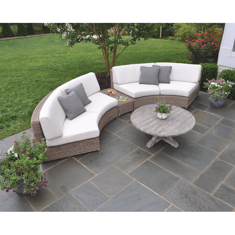 Sag Harbor Outdoor 3 - Piece Conversation Set, Sag Harbor Driftwood, Canvas Rain