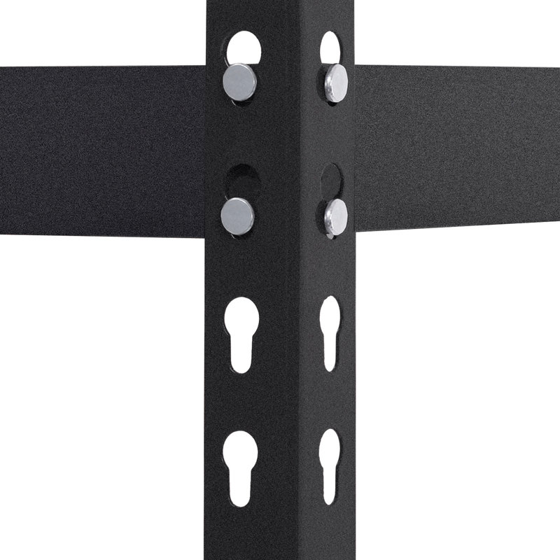 Steel Height -Adjustable Shelving Unit, 78" H x 60" W x 24" D