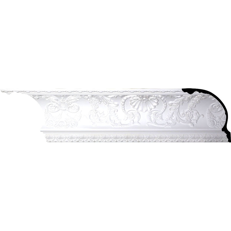 12"H x 15 3/8"P x 19 1/2"F x 94 1/2"L Preston Crown Moulding