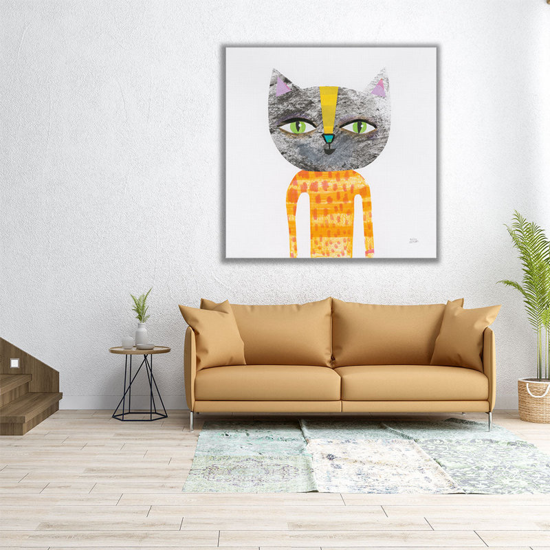 «Cool Cats I», reproduction d'art sur toile, H 40 po x l 40 po