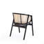 Fauteuil Versailles en bois et noir