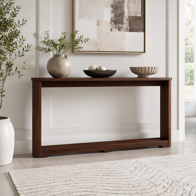 70.1"  Console Table, Walnut
