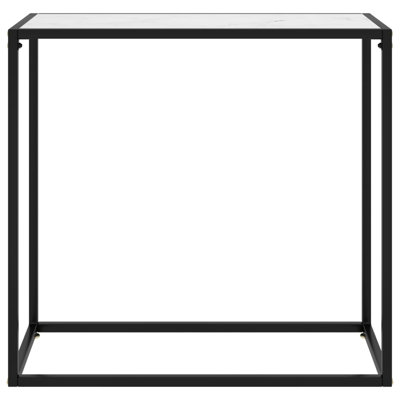 Eunita Glass Top Console Table