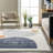 Bevin Abstract Sky Fringe Area Rug-865577646