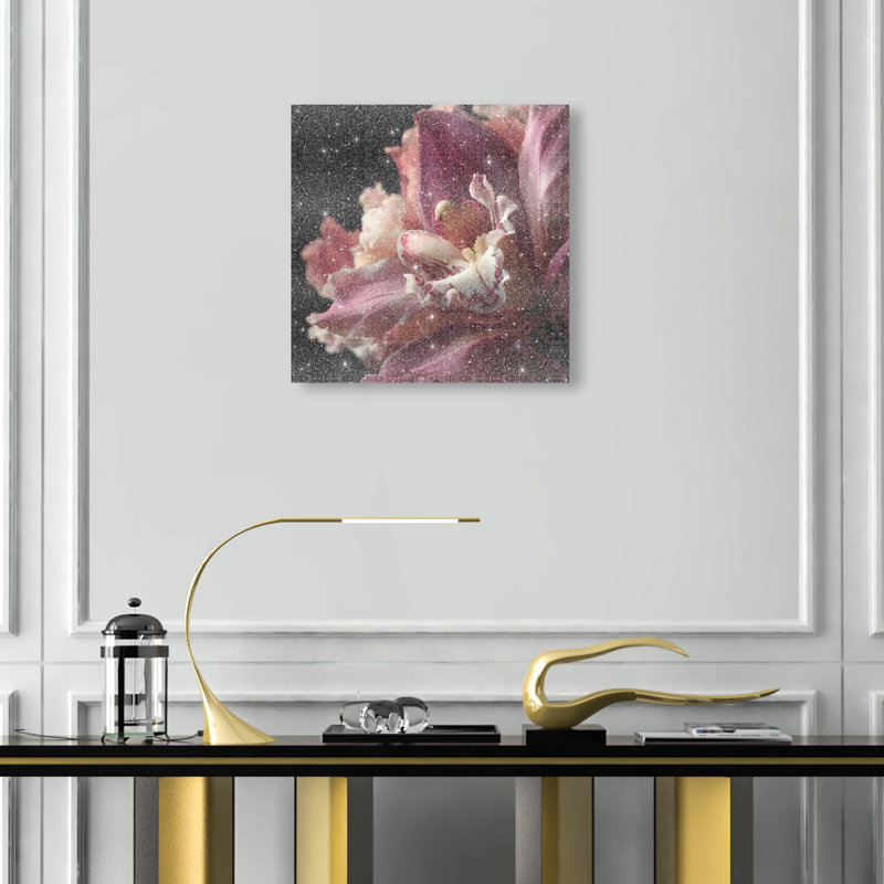 Velvet Labellum Print by Oliver Gal, 16"H x 16"W, Gallery Wrapped