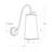 Hattie Armed Sconce-79008881