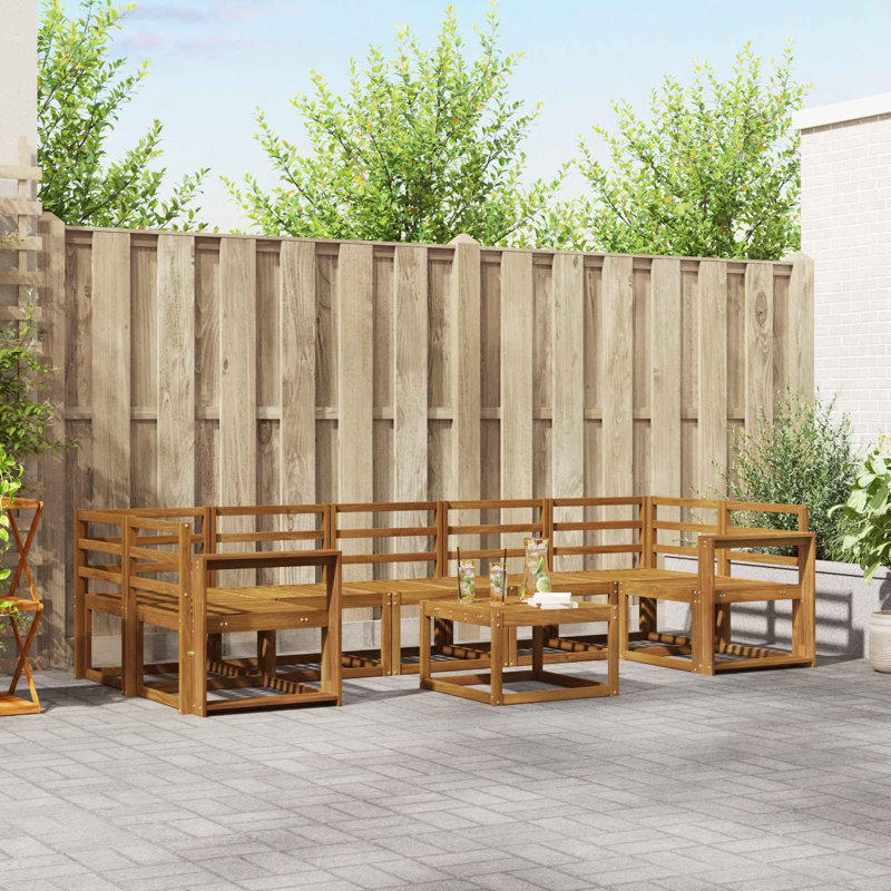 Vidaxl Outdoor Sofa Set Garden Patio Furniture Modular Seating Poolside Chairs