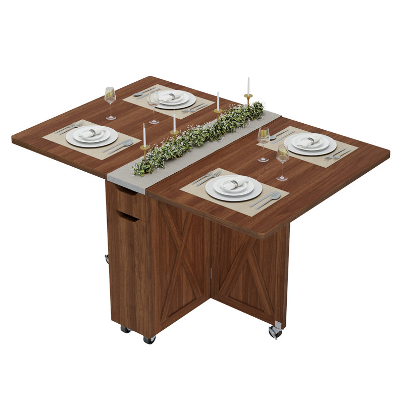 Table de salle à manger extensible, Walnut