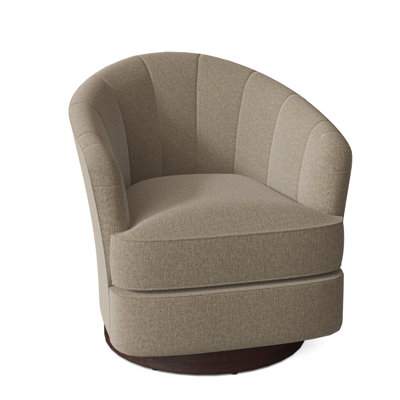 Fauteuil demi-tonneau pivotant de 28,75 po Conseilsy