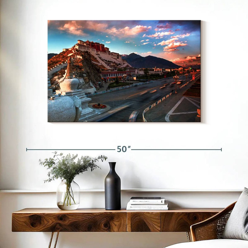 Adella Potala Palace In China, 26" H x 39" W