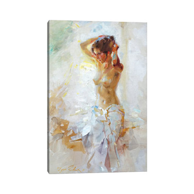" Model By The Window " by Igor Zhuk Painting Print