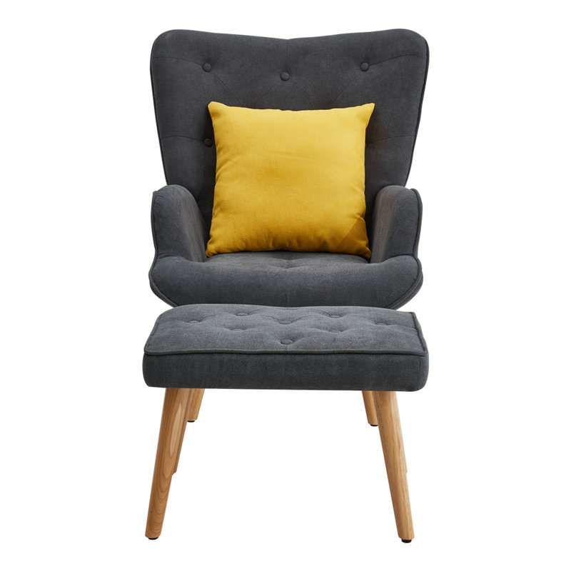 Nicolle Accent Chair with Footstool