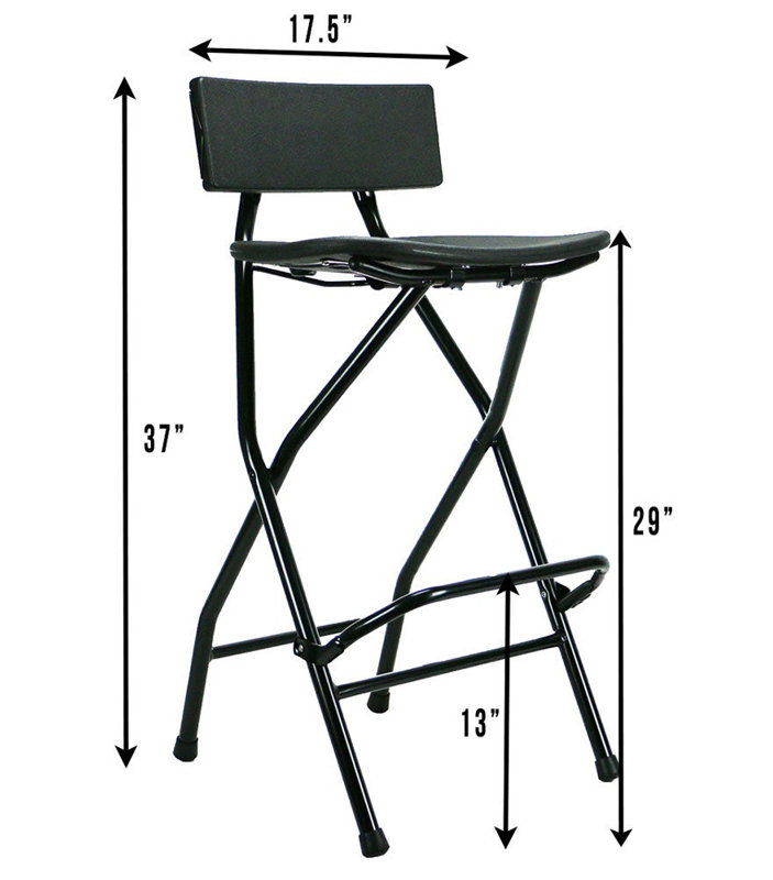 Metal Folding Barstool
