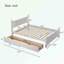 Lit plateforme avec rangement-95083224