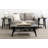 Tiered Rectangle Side Table with Storage