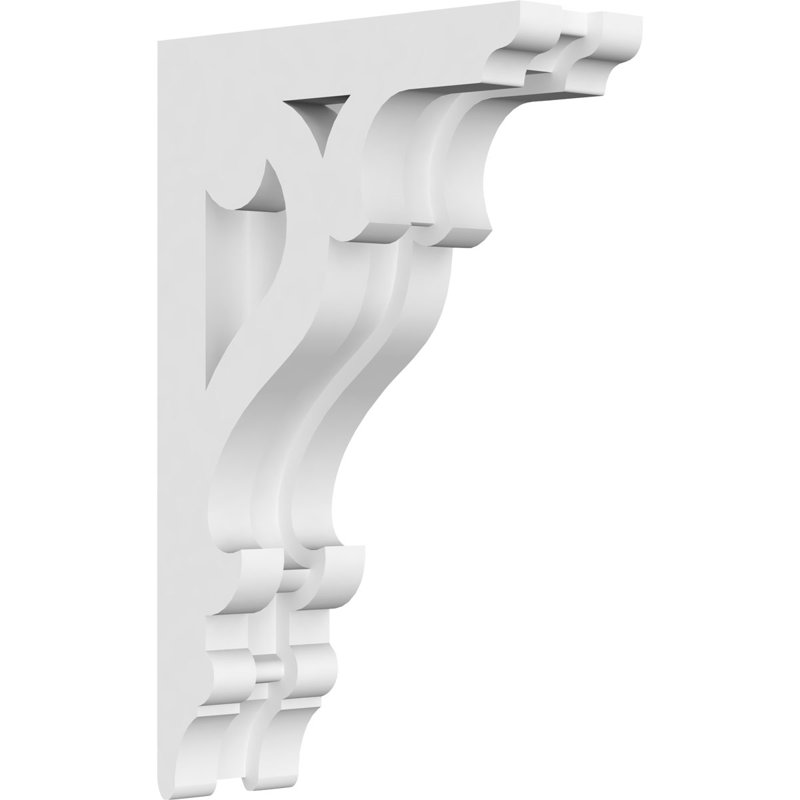 Corbeau en PVC de qualité architecturale Brontes, H 8 po x l 5 po x P 1,875 po
