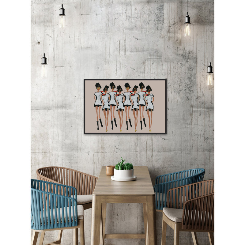 « here we », reproduction d’art sur toile encadrée, H 12 po x l 18 po