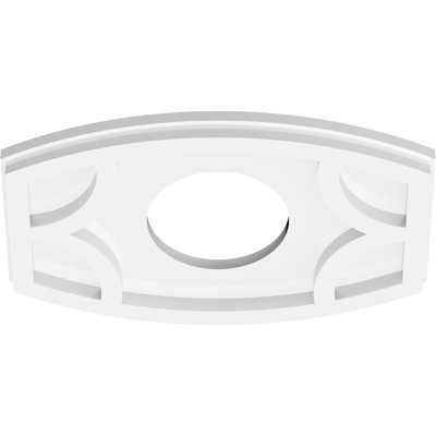 Médaillon de plafond contemporain en PVC de qualité architecturale Kailey