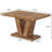 47.24" Walnut Brown Dining Table