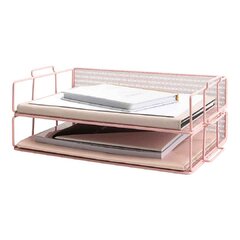 Fontvieille Pink Desk Organizer with Drawer